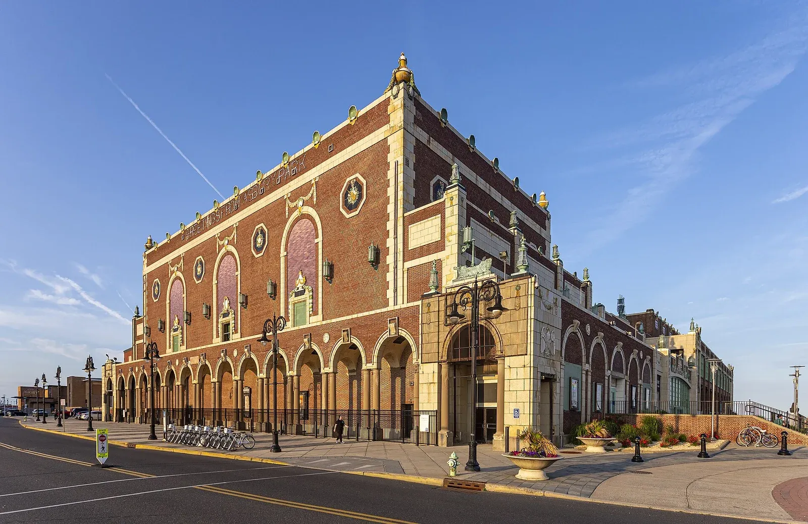 The Paramount Theatre and Convention Hall on the Asbury Park boardwalk