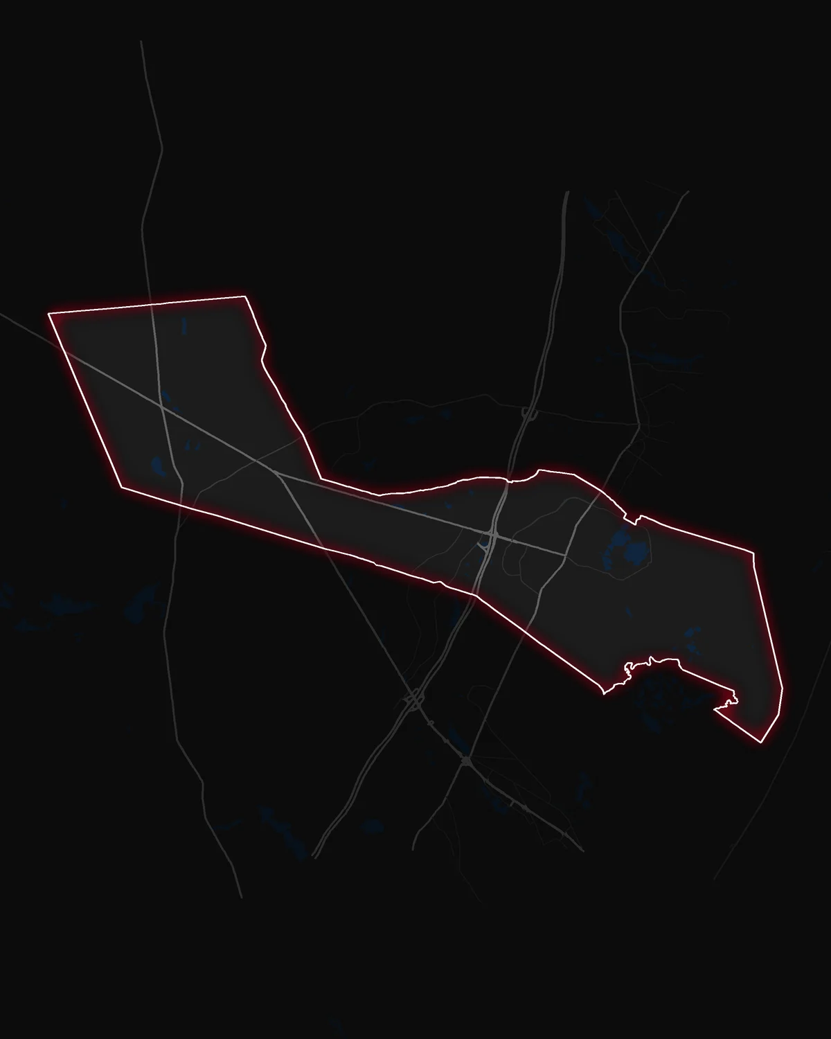 Map of Barnegat Township with its notable neighborhoods marked