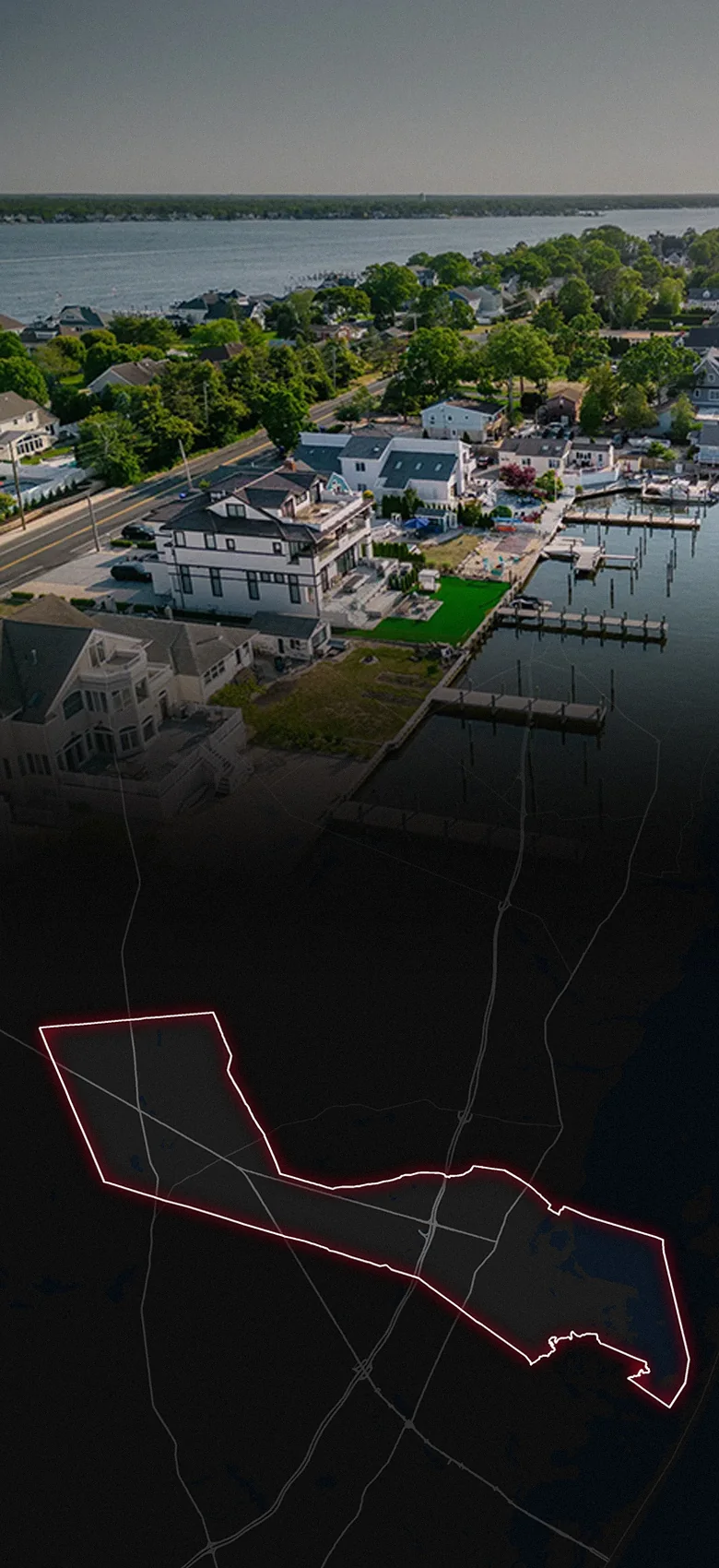 Barnegat Township, fading into a map of Barnegat Township