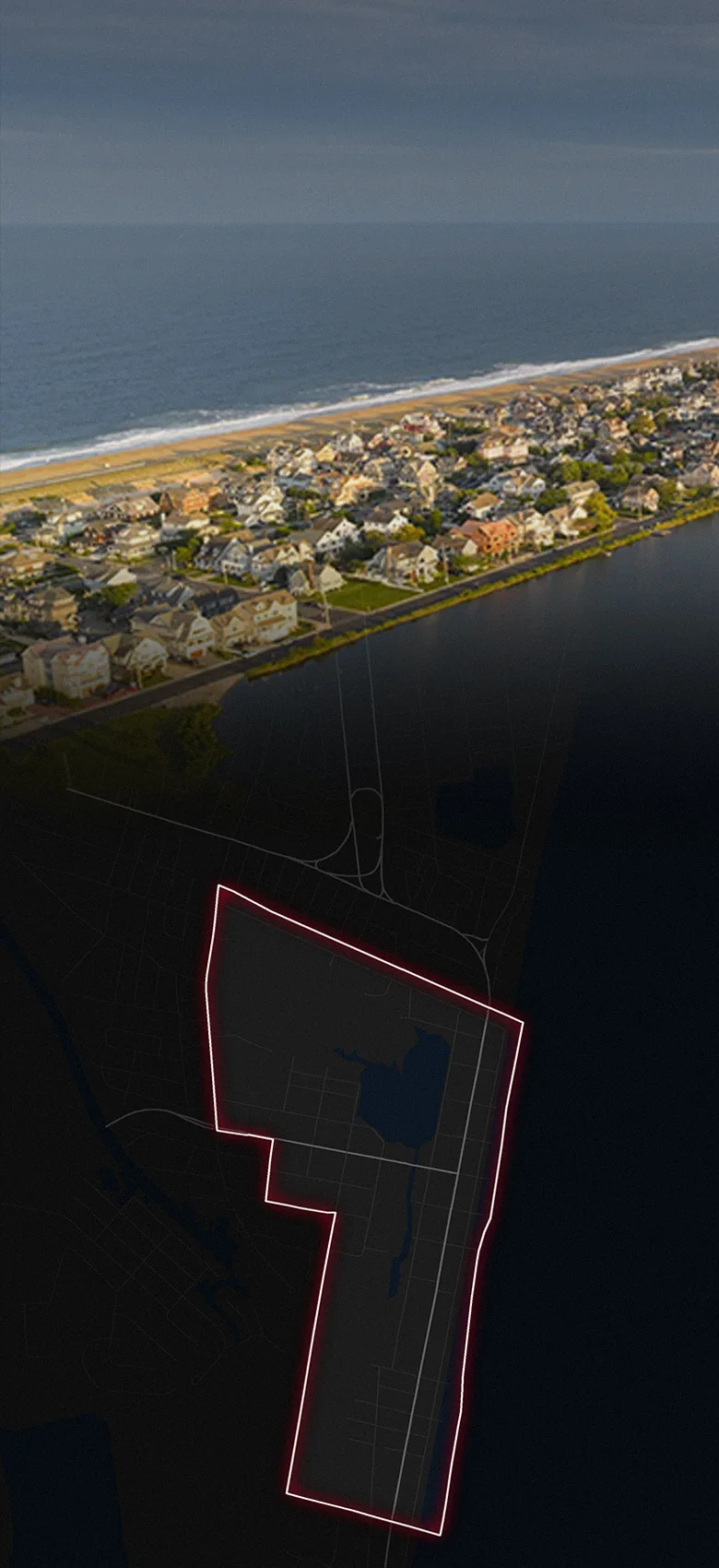 Bay Head, fading into a map of Bay Head