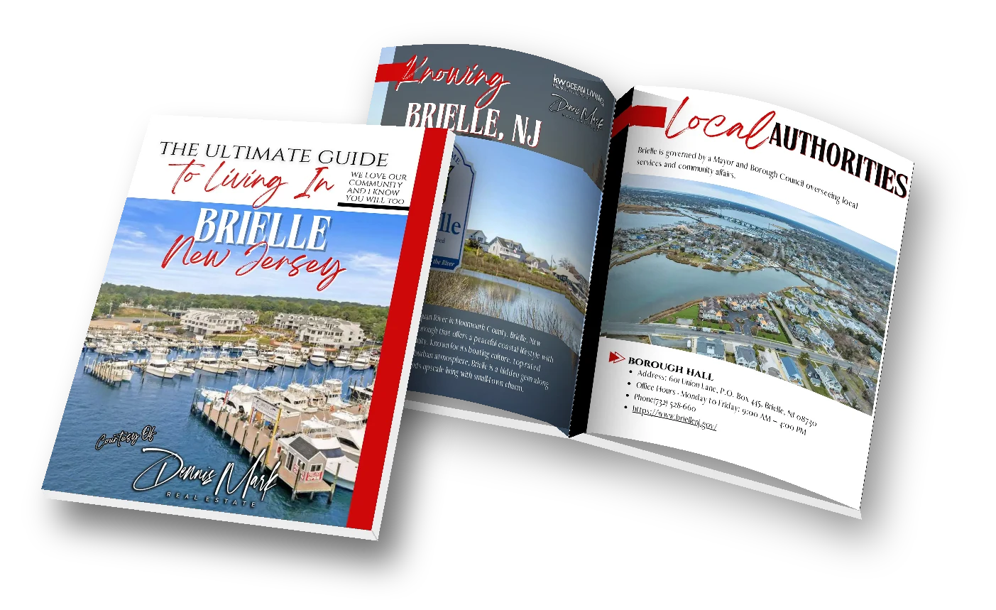 The Ultimate Guide to Living In Brielle, New Jersey: cover and first inside page