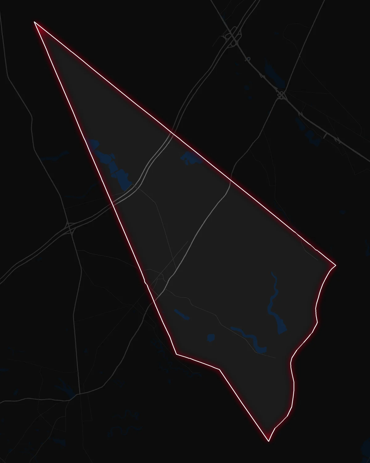 Map of Eagleswood Township with its notable neighborhoods marked