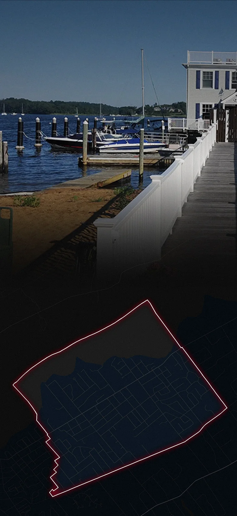 Fair Haven, fading into a map of Fair Haven