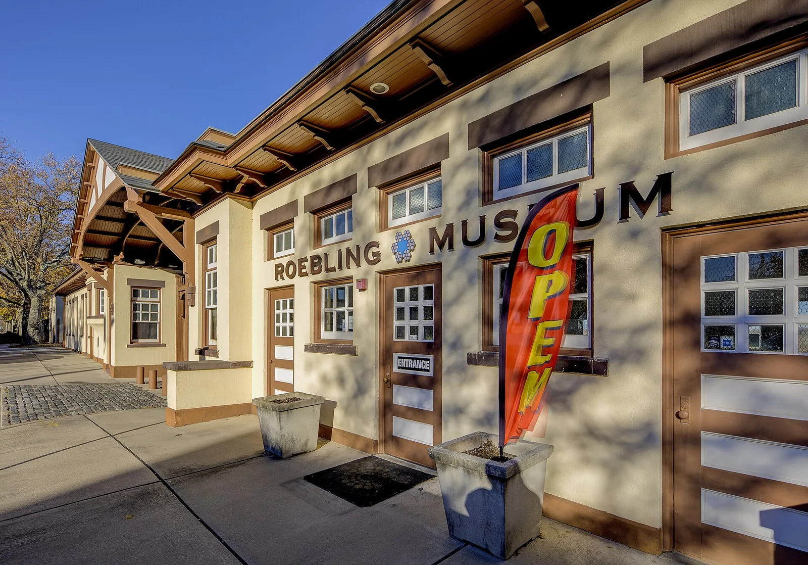 The Roebling Museum in the former main gate building of the Roebling steel mill in Roebling, Florence Township