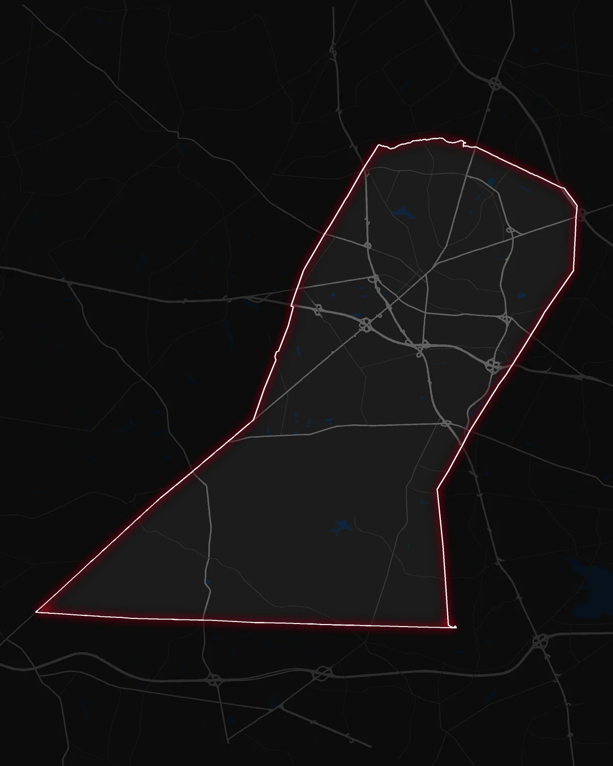 Map of Freehold Township with its notable neighborhoods marked