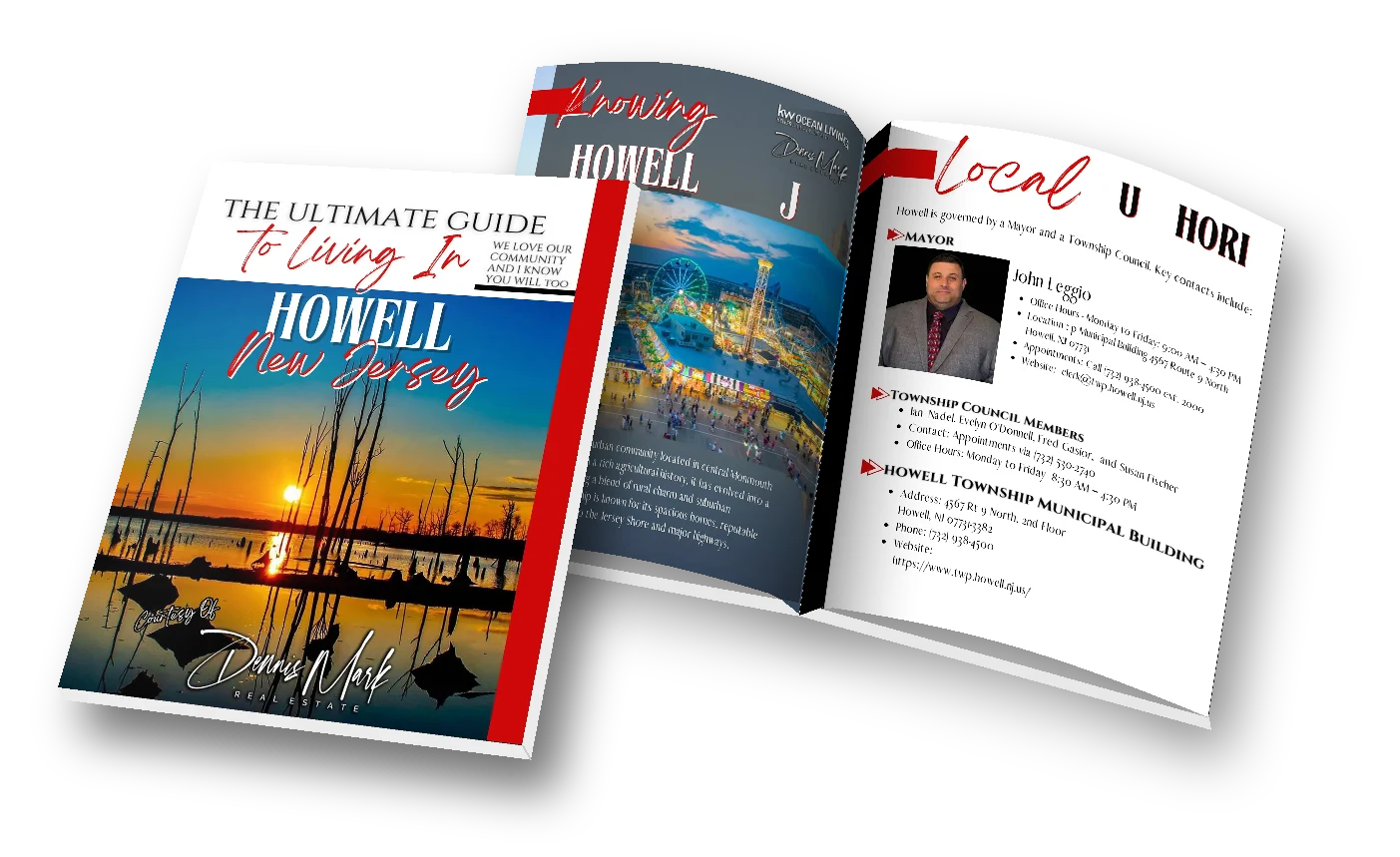 The Ultimate Guide to Living In Howell, New Jersey: cover and first inside page