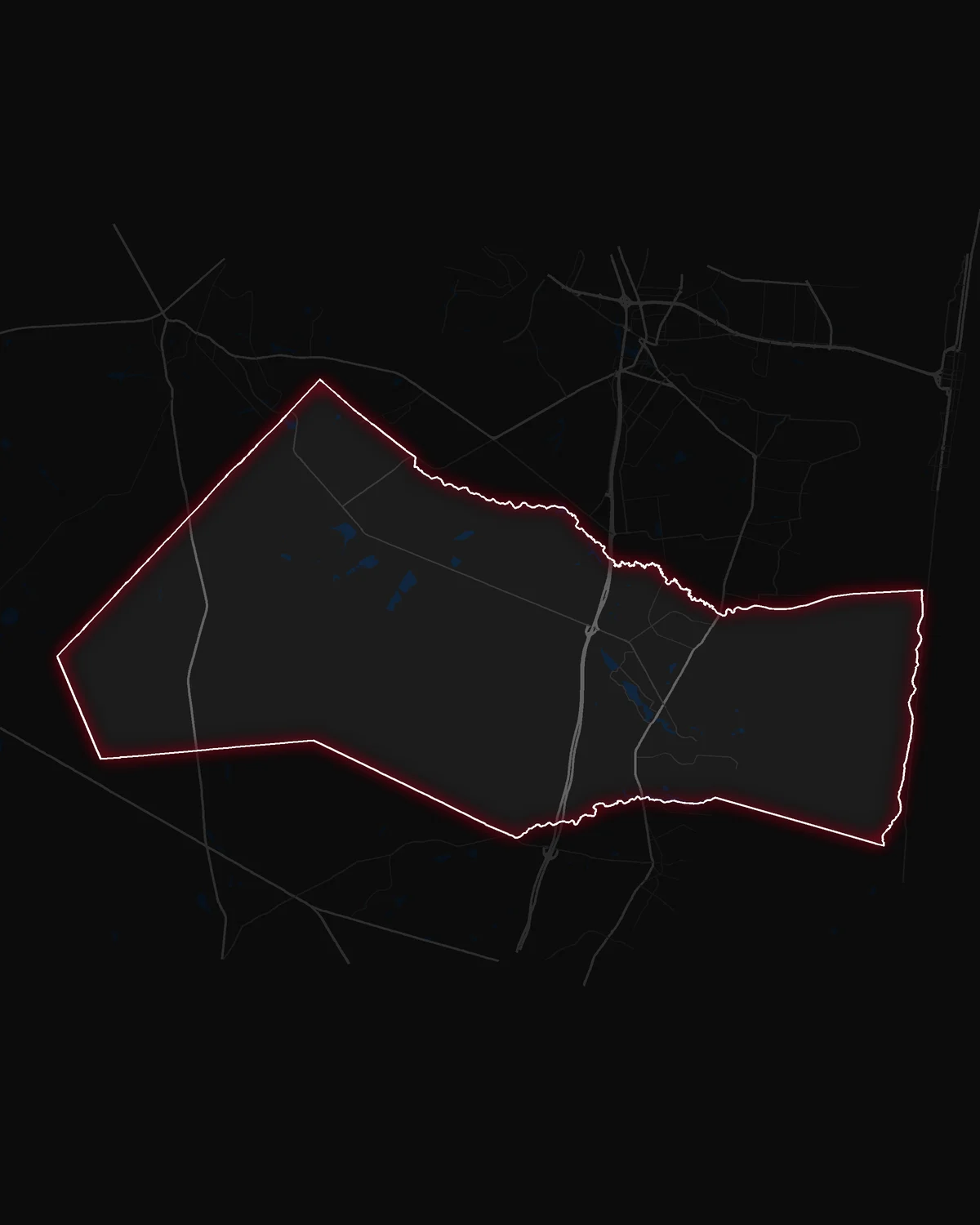 Map of Lacey Township with its notable neighborhoods marked