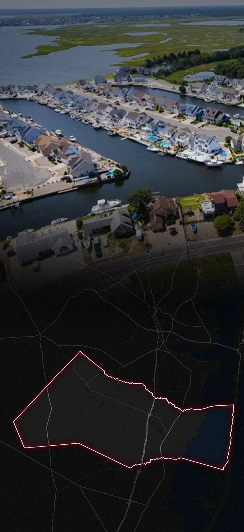Lacey Township, fading into a map of Lacey Township