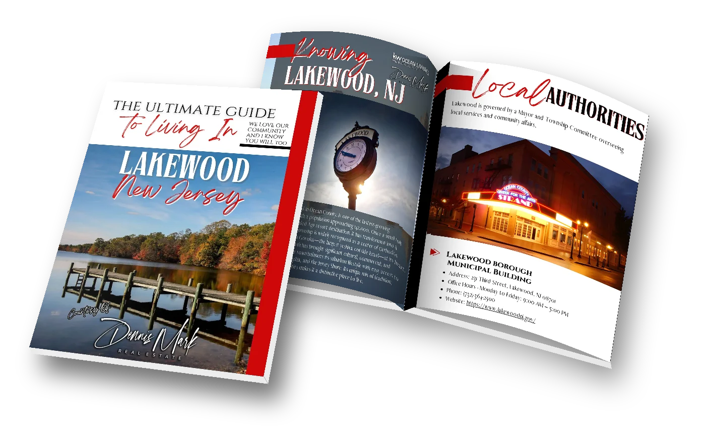 The Ultimate Guide to Living In Lakewood, New Jersey: cover and first inside page