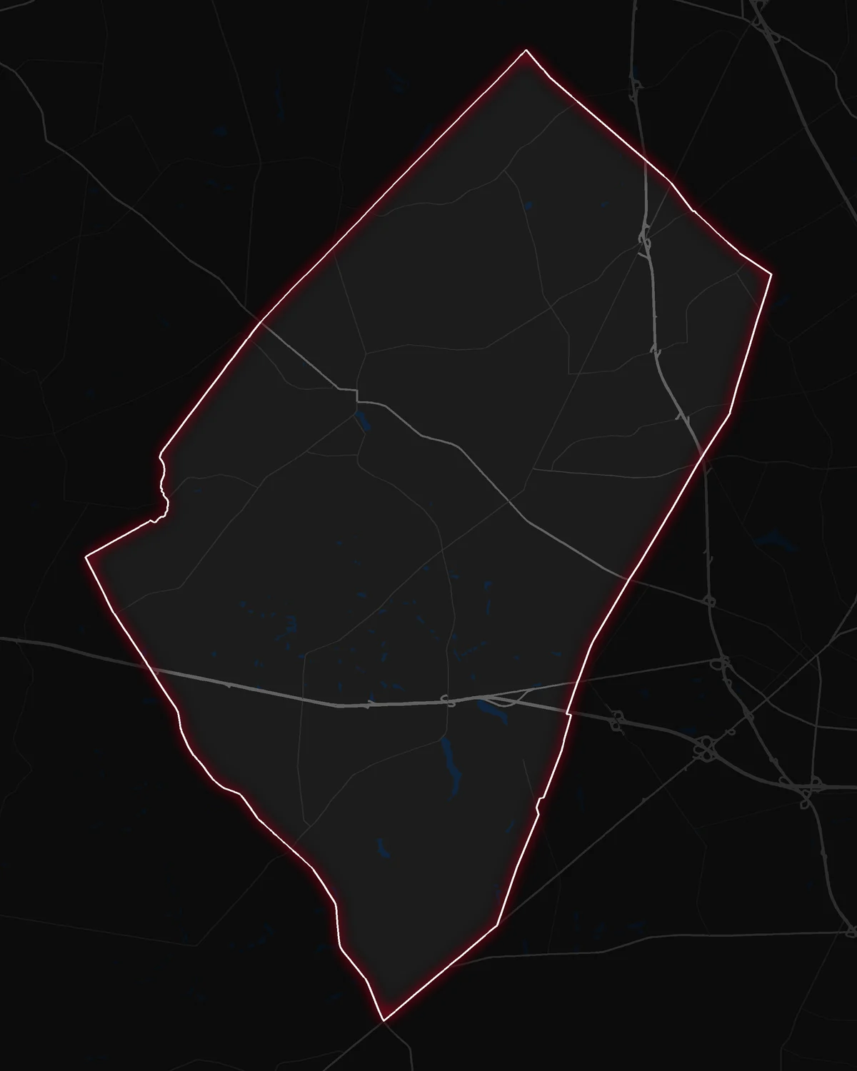 Map of Manalapan Township with its notable neighborhoods marked