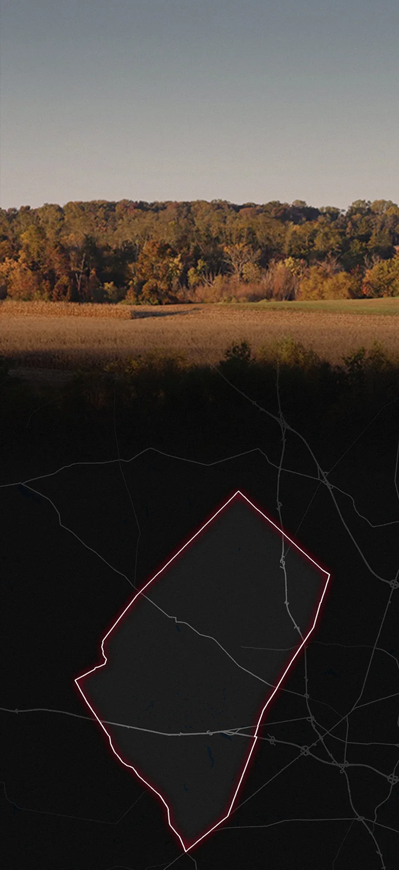 Manalapan, fading into a map of Manalapan