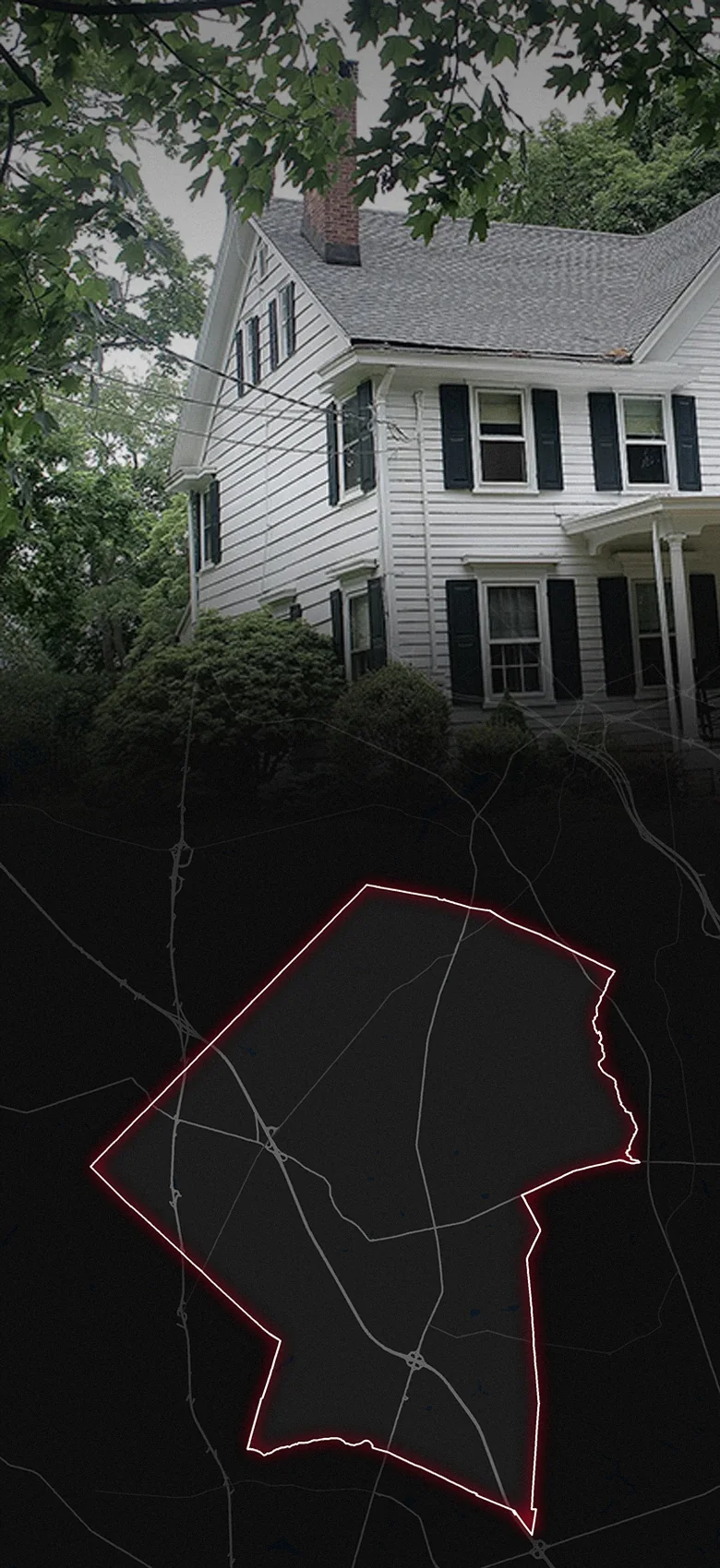 Marlboro, fading into a map of Marlboro