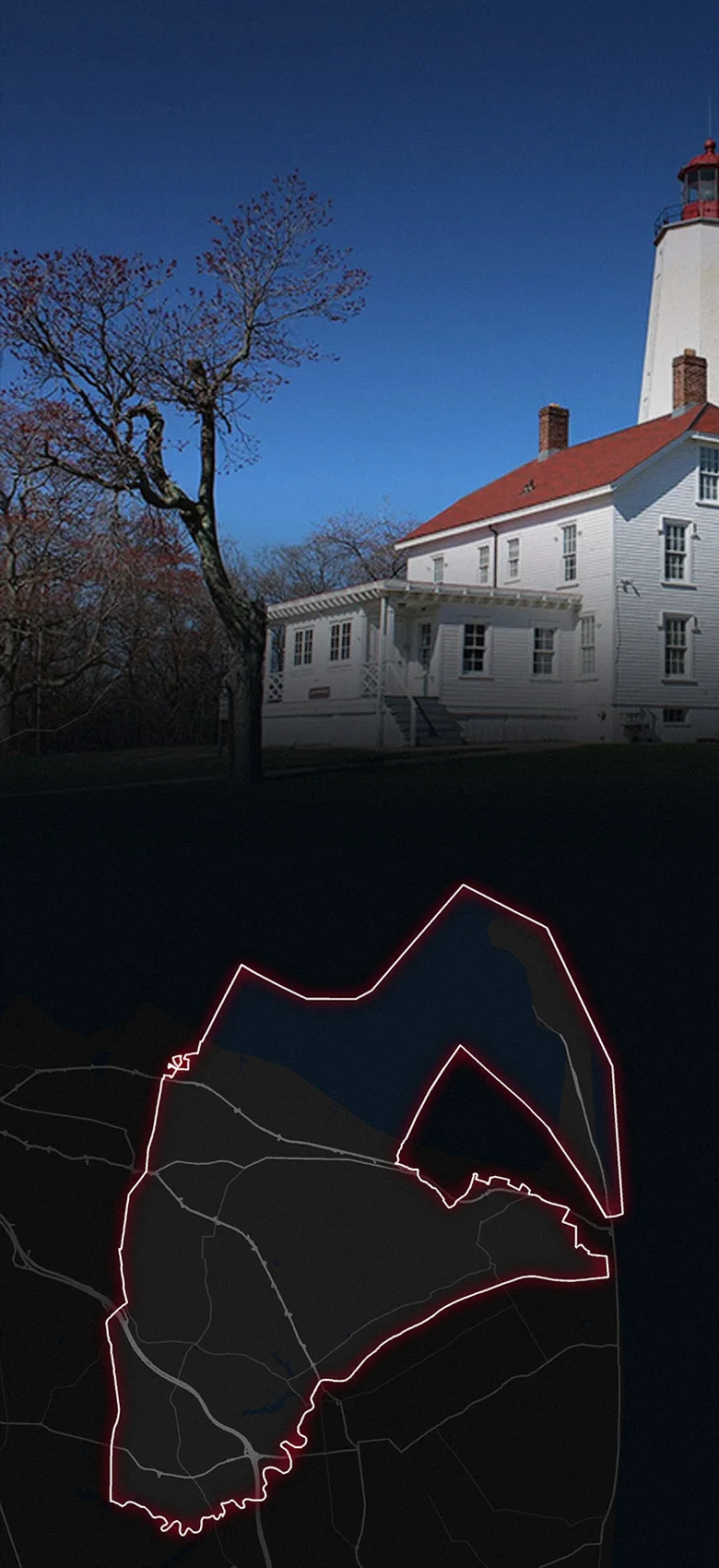 Middletown, fading into a map of Middletown