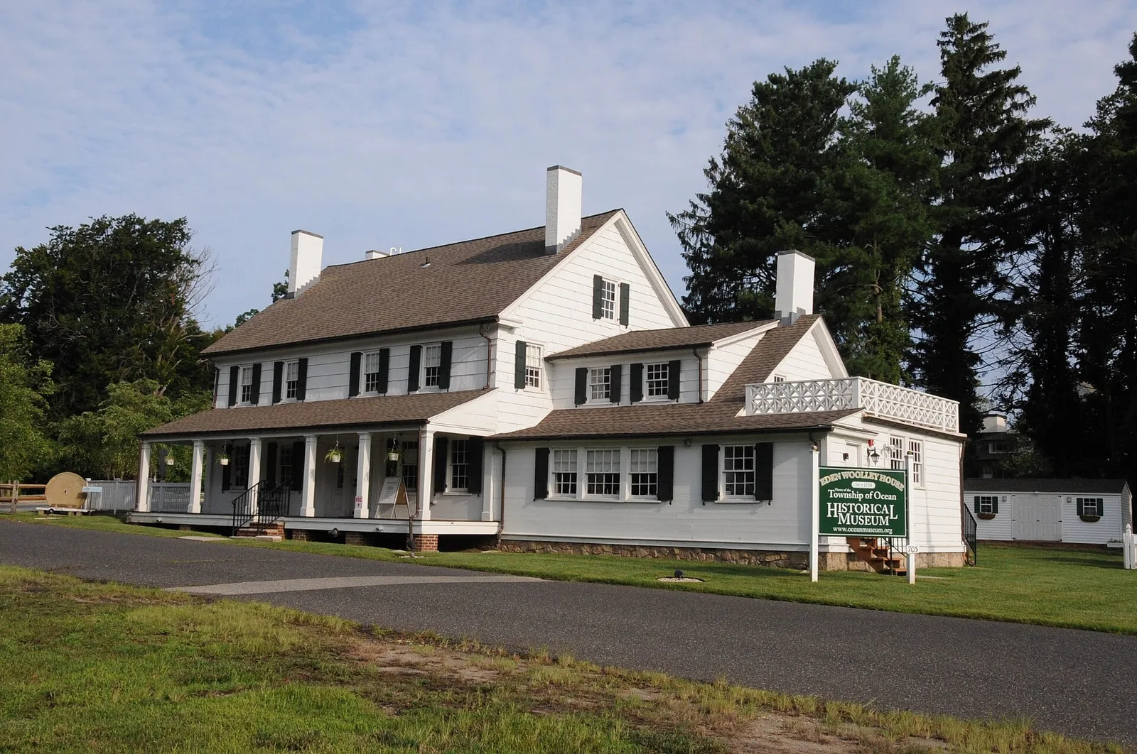The Township of Ocean Historical Museum in the Eden Woolley House on Deal Road, Oakhurst