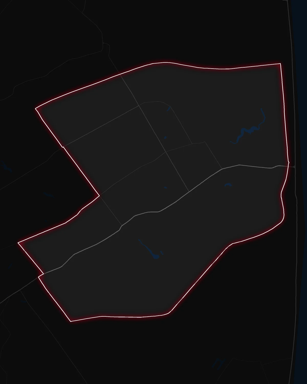 Map of Rumson with its notable neighborhoods marked