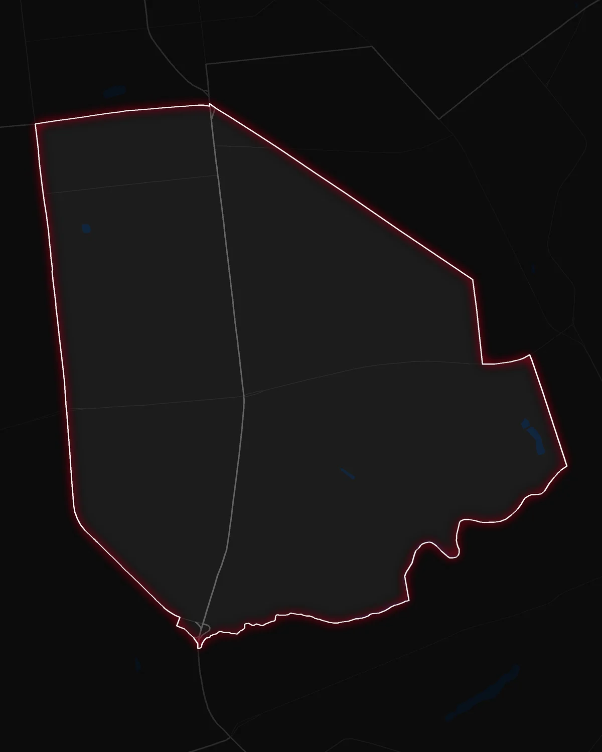 Map of Shrewsbury Borough with its notable neighborhoods marked