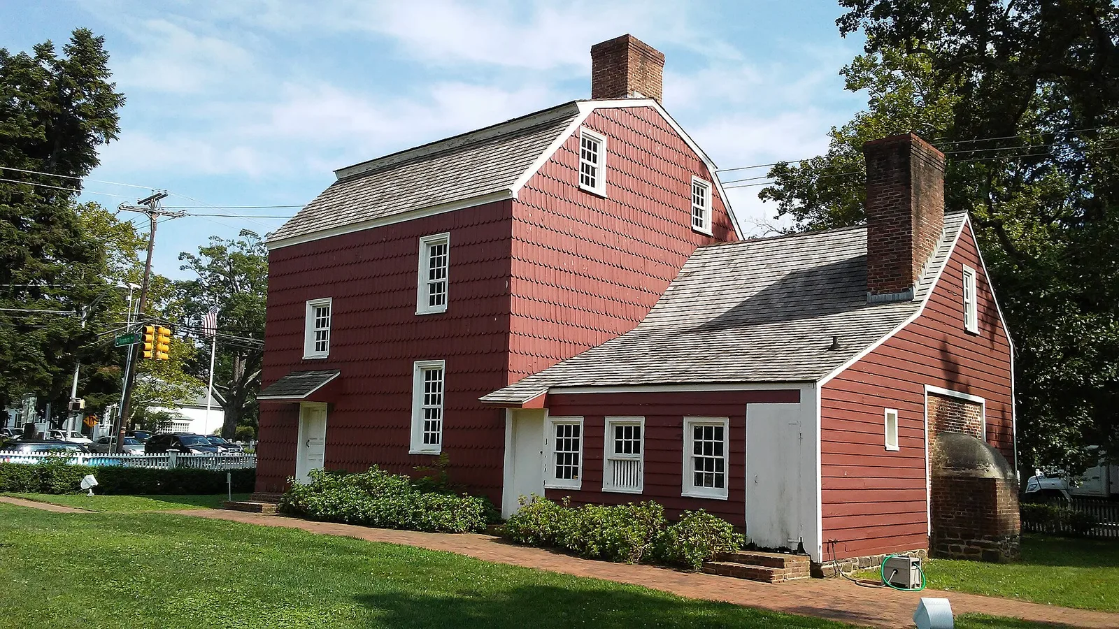 The Allen House at Broad Street and Sycamore Avenue, Shrewsbury's Four Corners