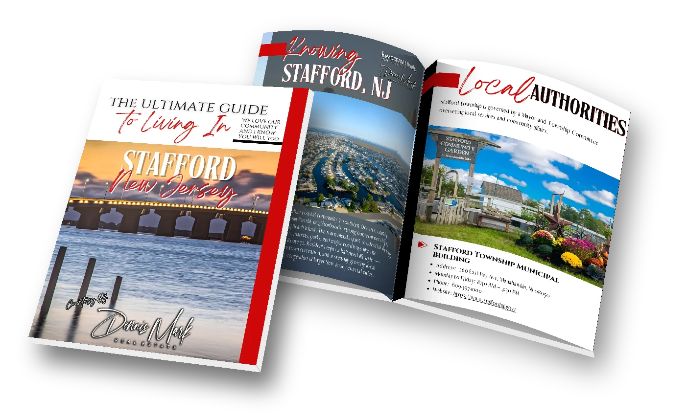 The Ultimate Guide to Living In Stafford, New Jersey: cover and first inside page