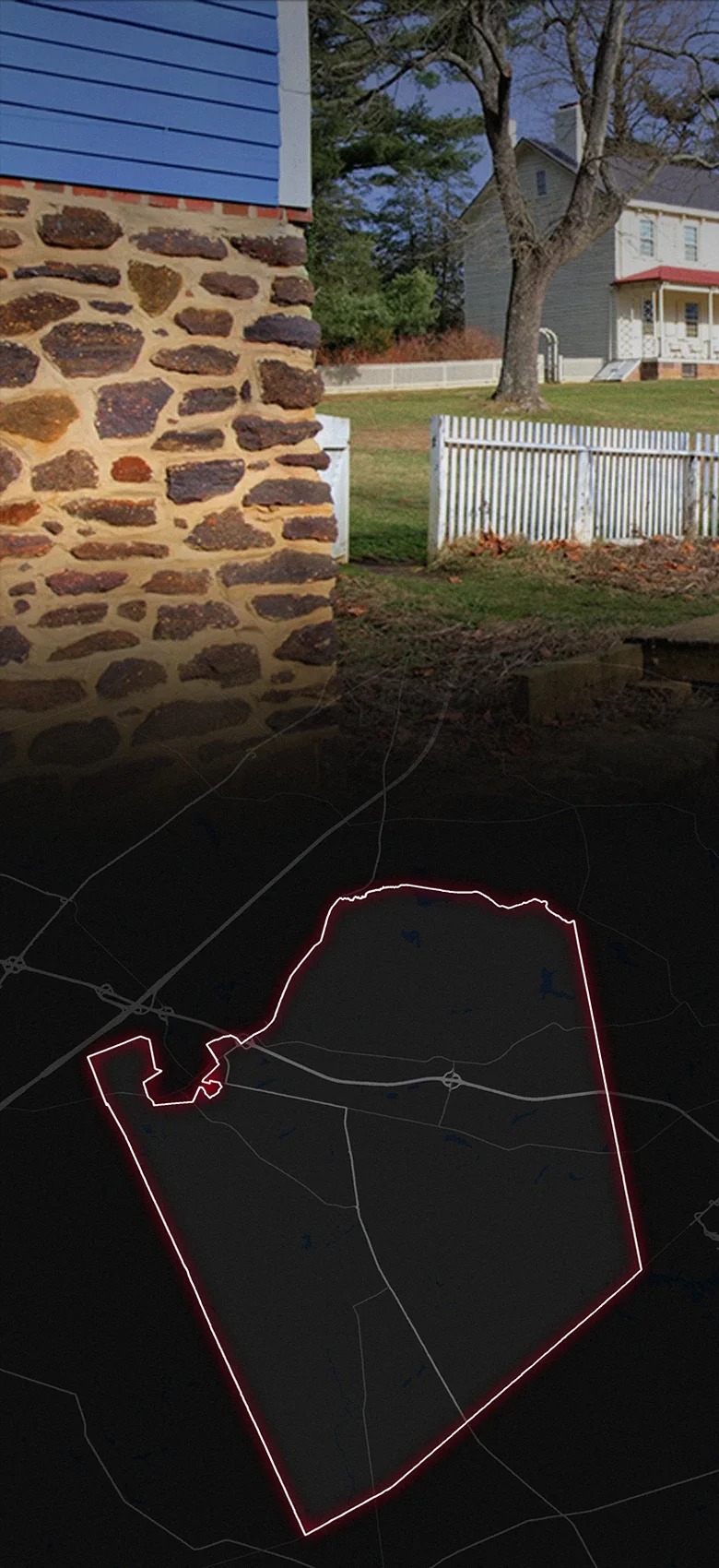 Upper Freehold Township, fading into a map of Upper Freehold Township