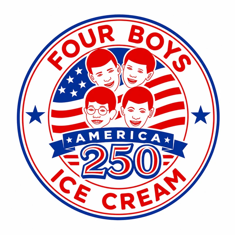 Four Boys Ice Cream logo